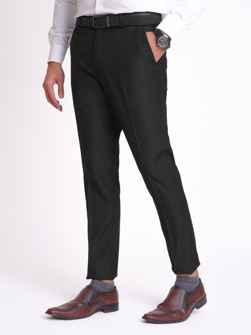 Black Self Executive Formal Dress Pant  (FDT-171)