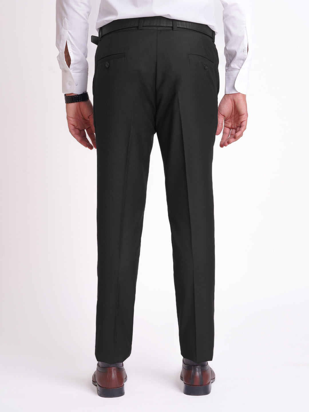 Black Self Executive Formal Dress Pant  (FDT-171)