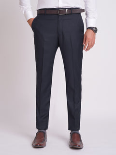 Dark Blue Self Executive Formal Dress Pant (FDT-178)