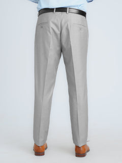 Ash Grey Self Executive Formal Dress Pant (FDT-186)