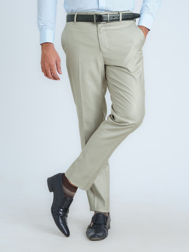 Green Self Executive Formal Dress Pant (FDT-187)