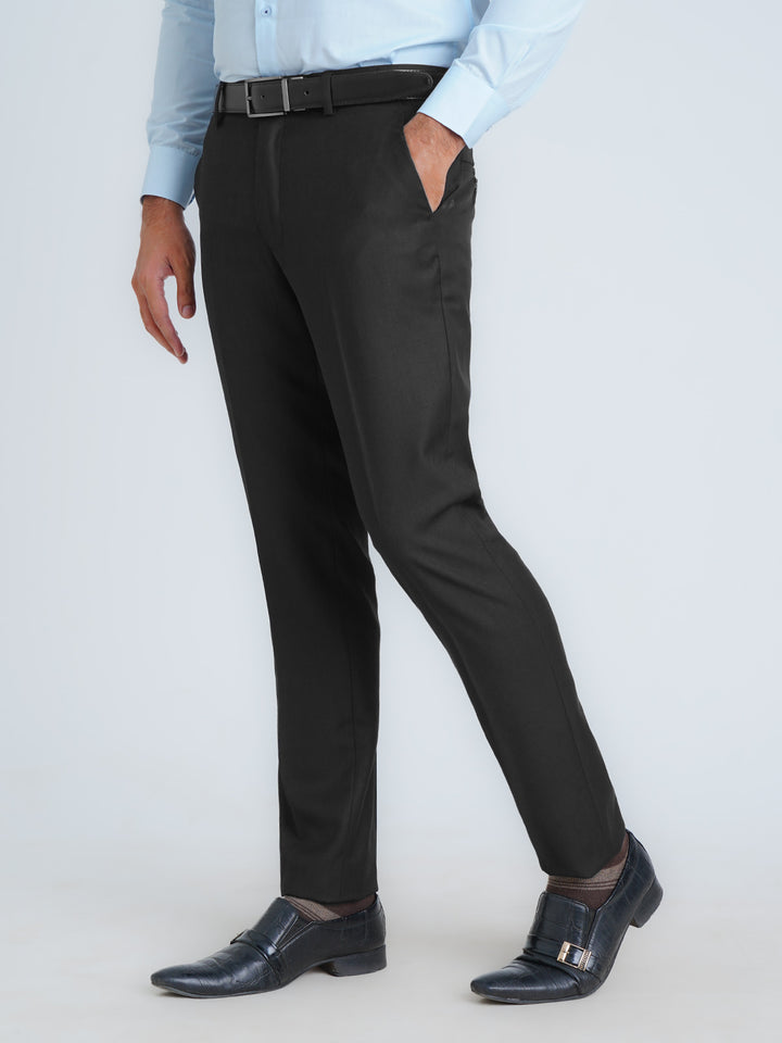 Black Self Executive Formal Dress Pant (FDT-195)