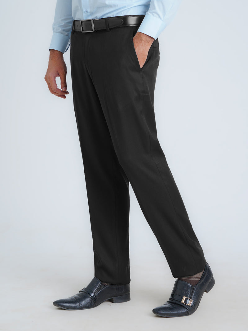 Black Self Executive Formal Dress Pant (FDT-197)