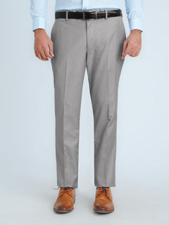 Light Grey Self Executive Formal Dress Pant (FDT-199)