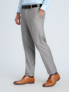 Light Grey Self Executive Formal Dress Pant (FDT-199)