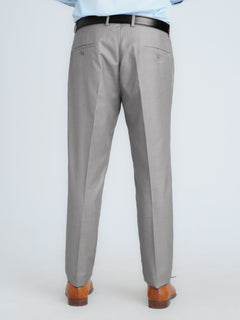 Light Grey Self Executive Formal Dress Pant (FDT-199)