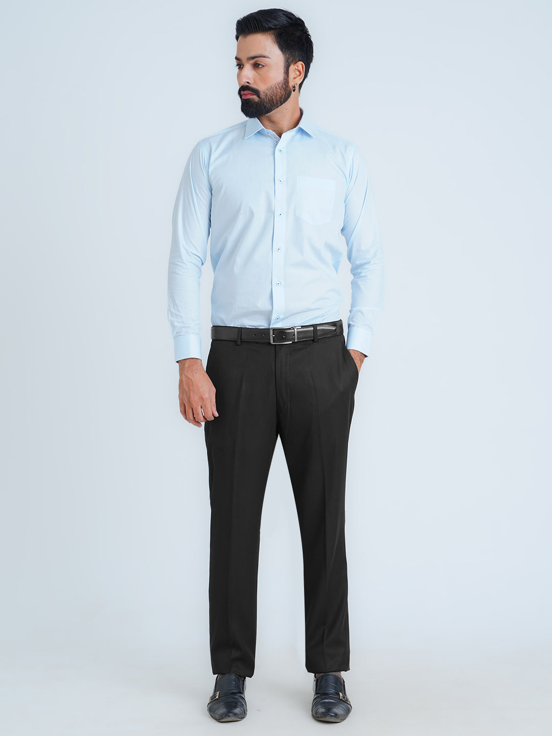 Black Plain Executive Formal Dress Pant (FDT-205)