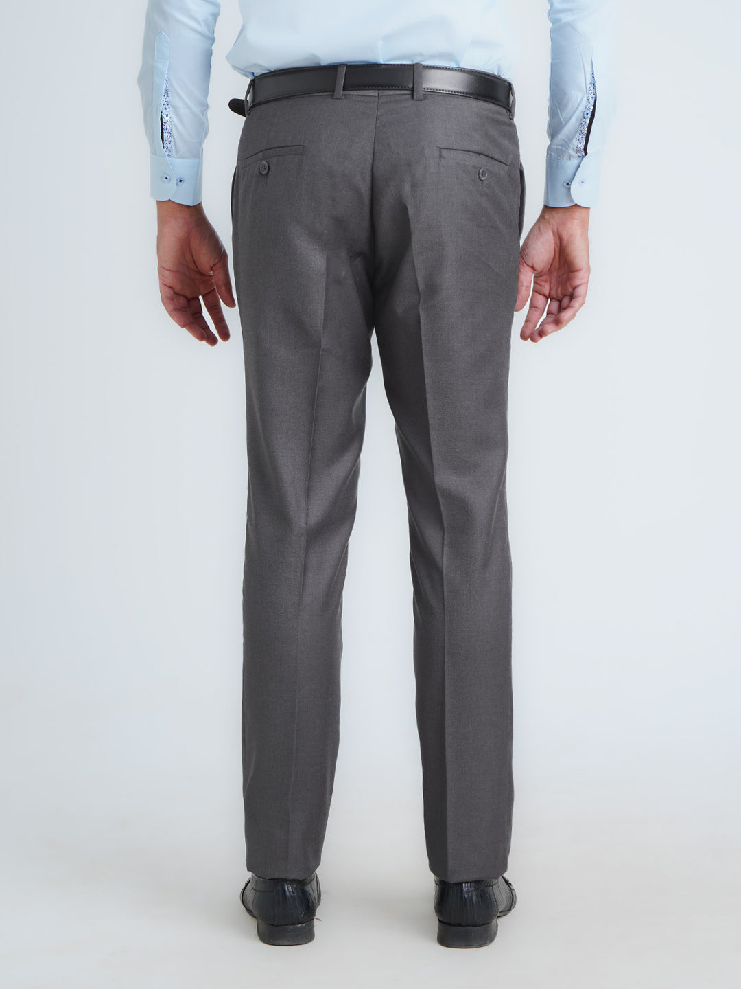 Grey Self Executive Formal Dress Pant (FDT-208)