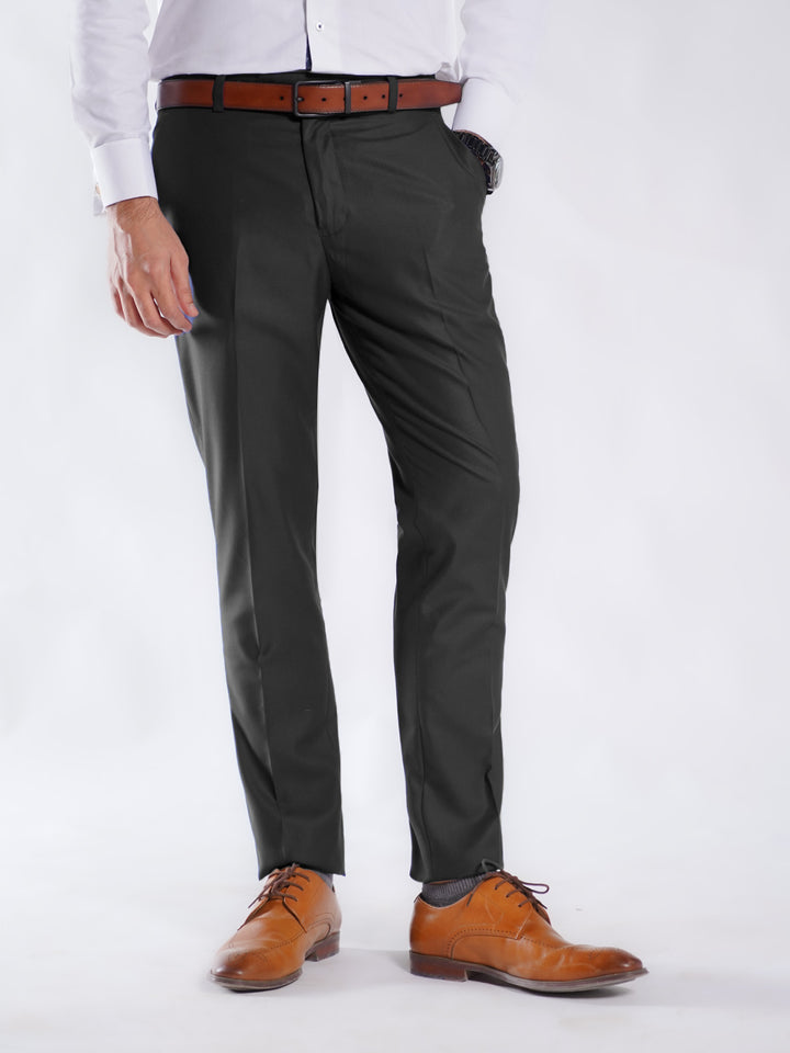 Black Plain Executive Formal Dress Pant (FDT-210)