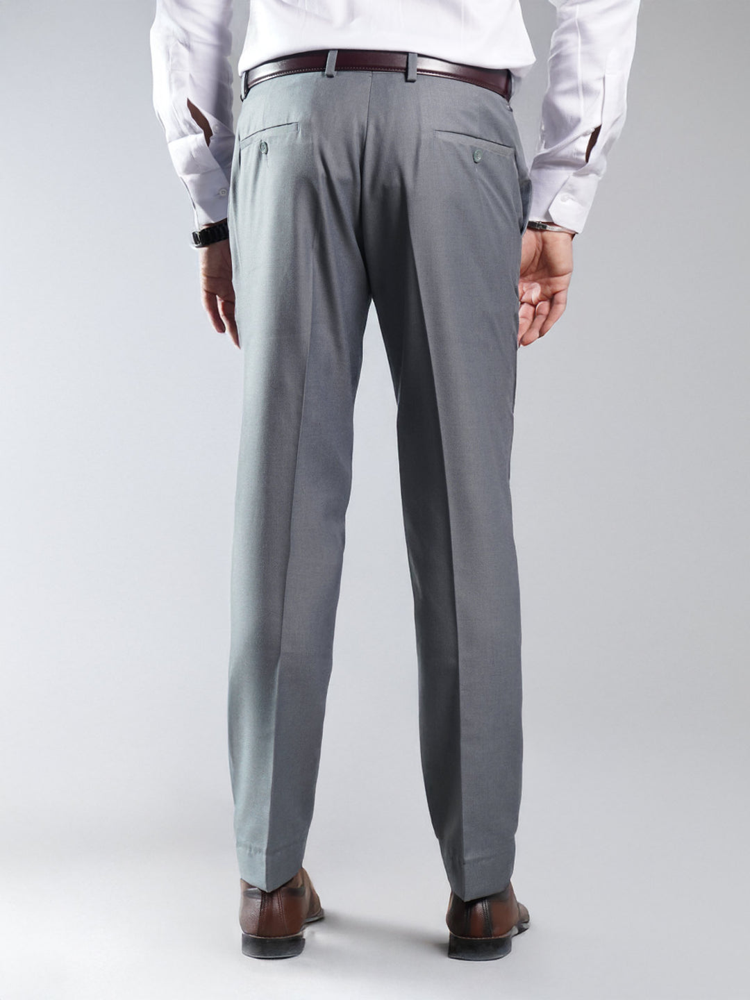 Grey Plain Executive Formal Dress Pant (FDT-215)