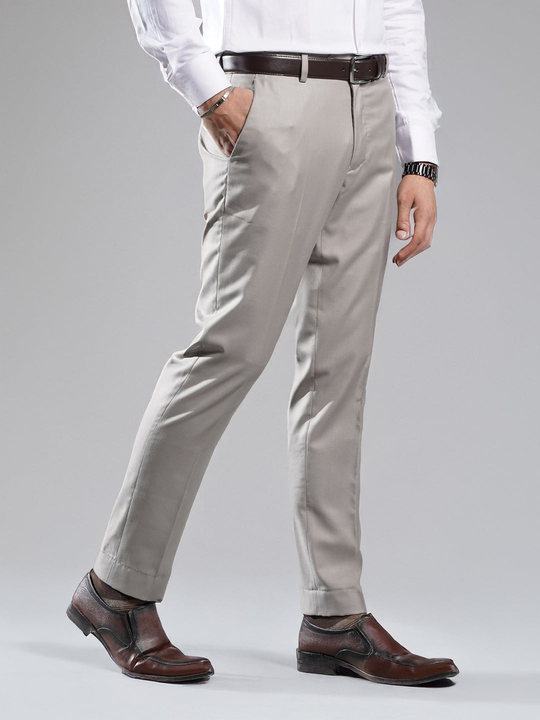 Fawn Plain Executive Formal Dress Pant (FDT-217)