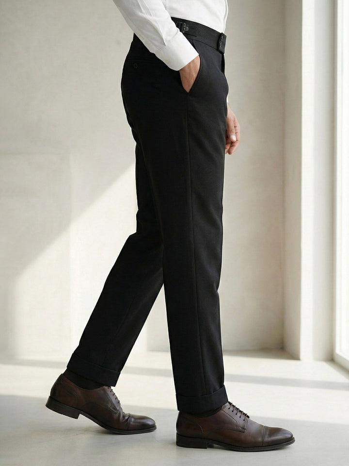 Black Imported Gurkha Pant  (FDT-385)