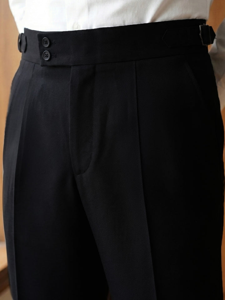 Black Imported Gurkha Pant  (FDT-385)
