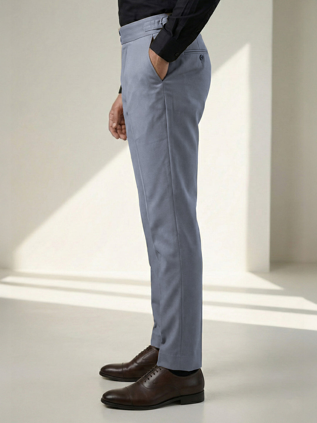 Light Grey Imported Gurkha Pant  (FDT-387)