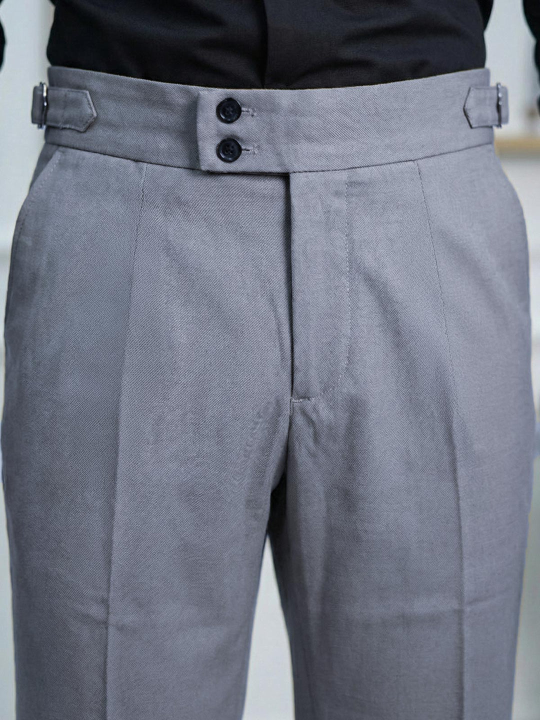 Light Grey Imported Gurkha Pant  (FDT-387)