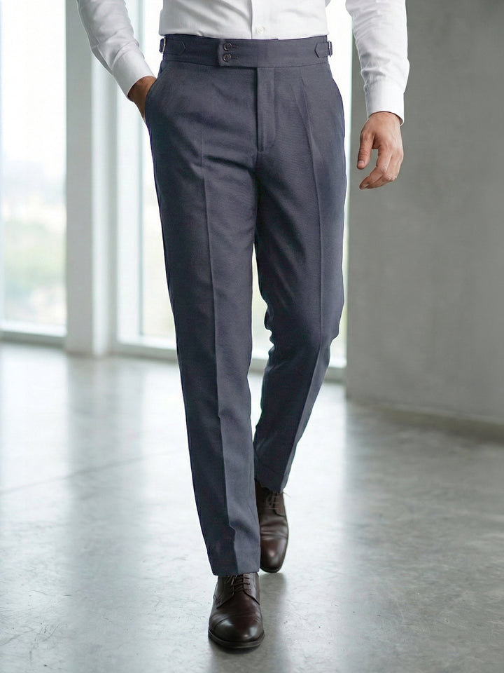 Dark Grey Imported Gurkha Pant  (FDT-388)