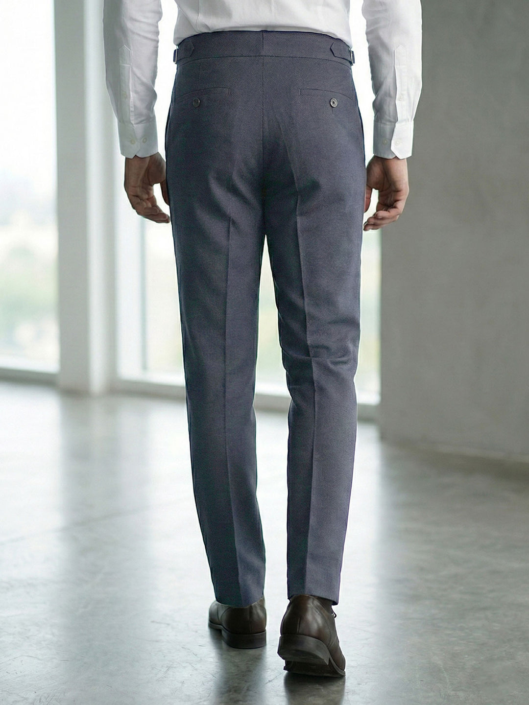 Dark Grey Imported Gurkha Pant  (FDT-388)