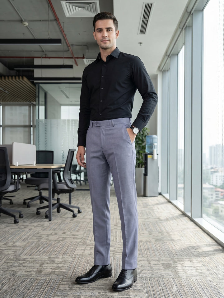 Ash Grey Executive Formal Dress Pant (FDT-394)