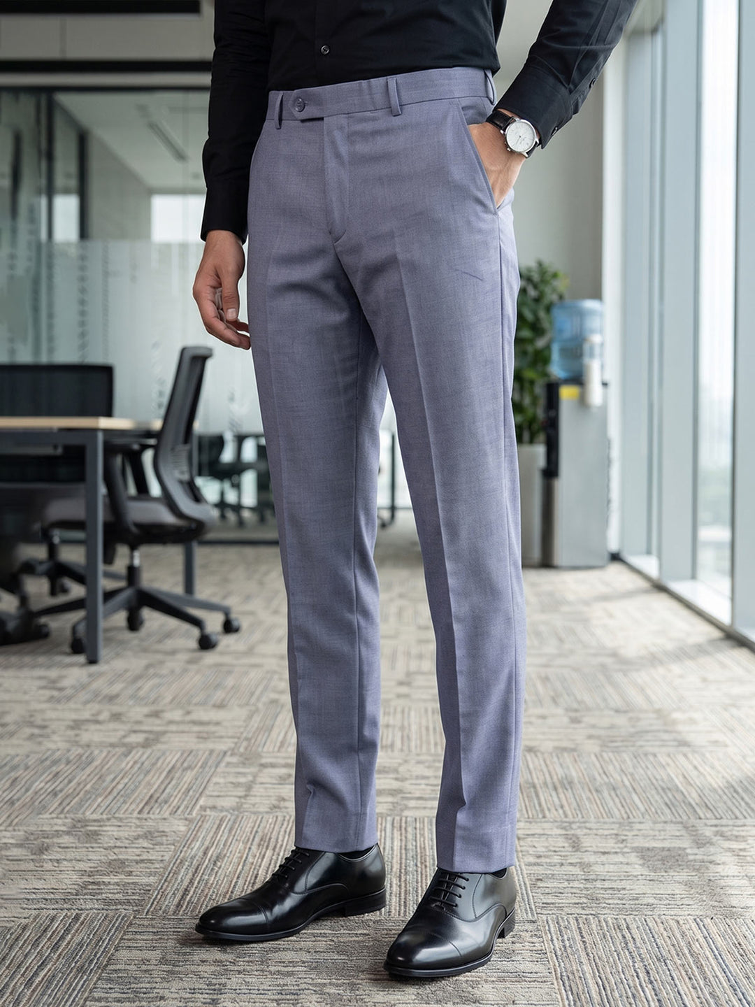 Ash Grey Executive Formal Dress Pant (FDT-394)