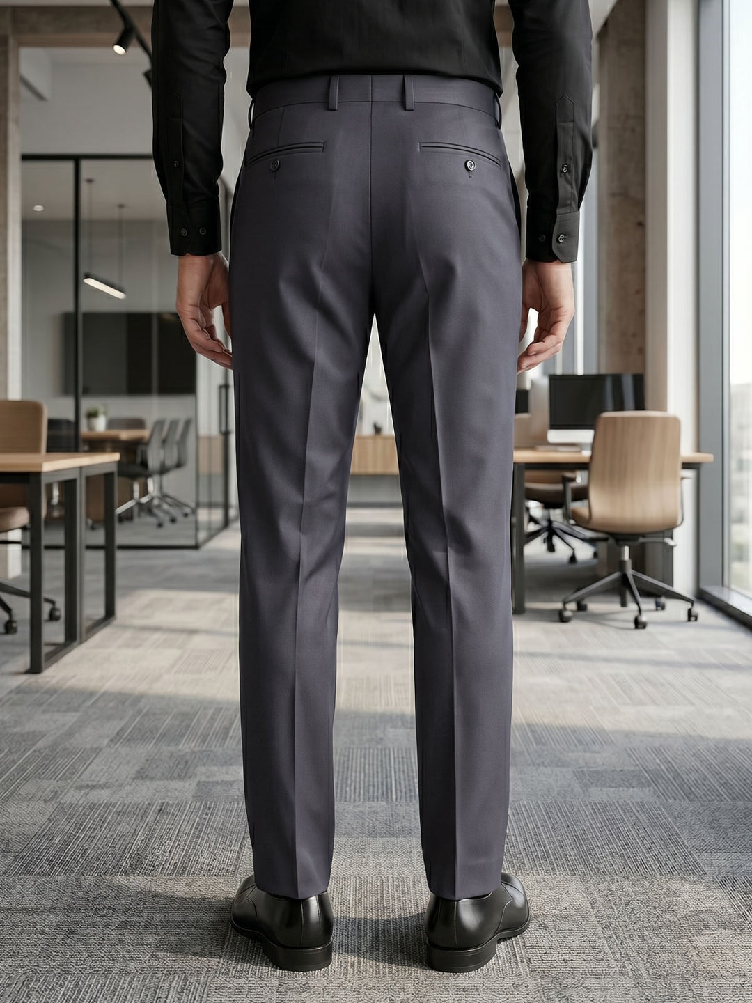 Grey Executive Formal Dress Pant (FDT-395)