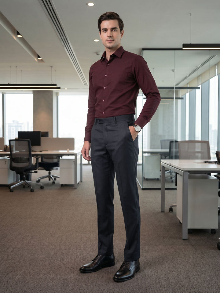 Dark Grey Executive Formal Dress Pant (FDT-396)