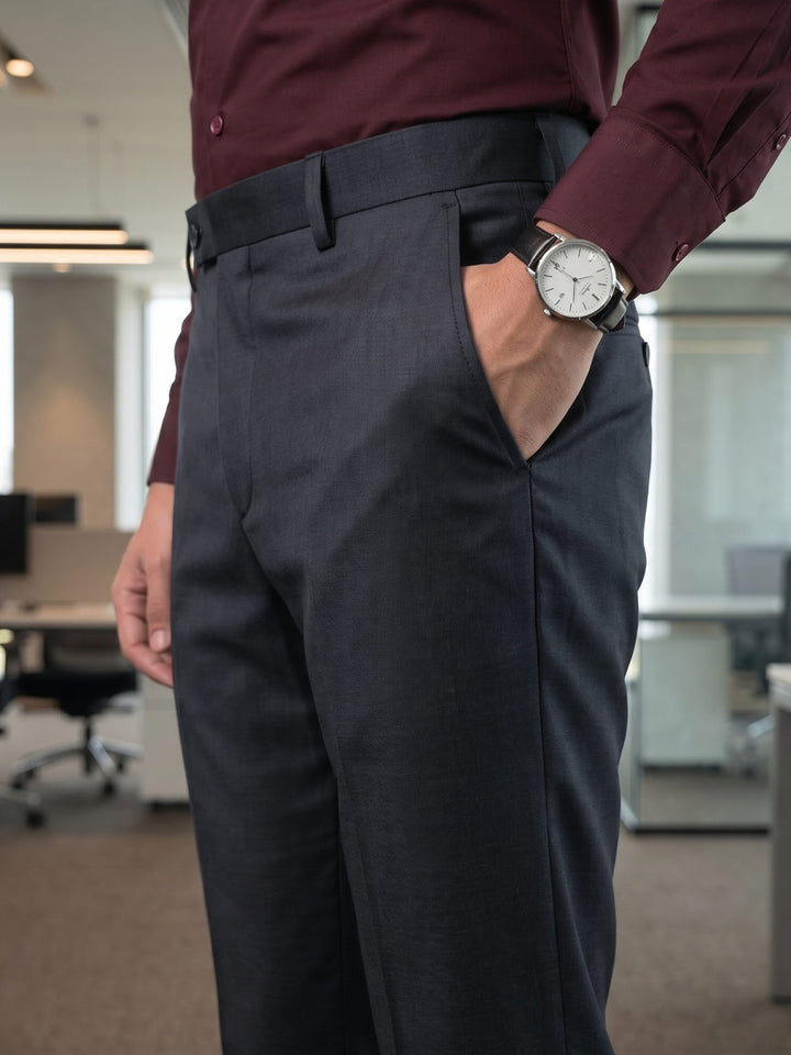 Dark Grey Executive Formal Dress Pant (FDT-396)