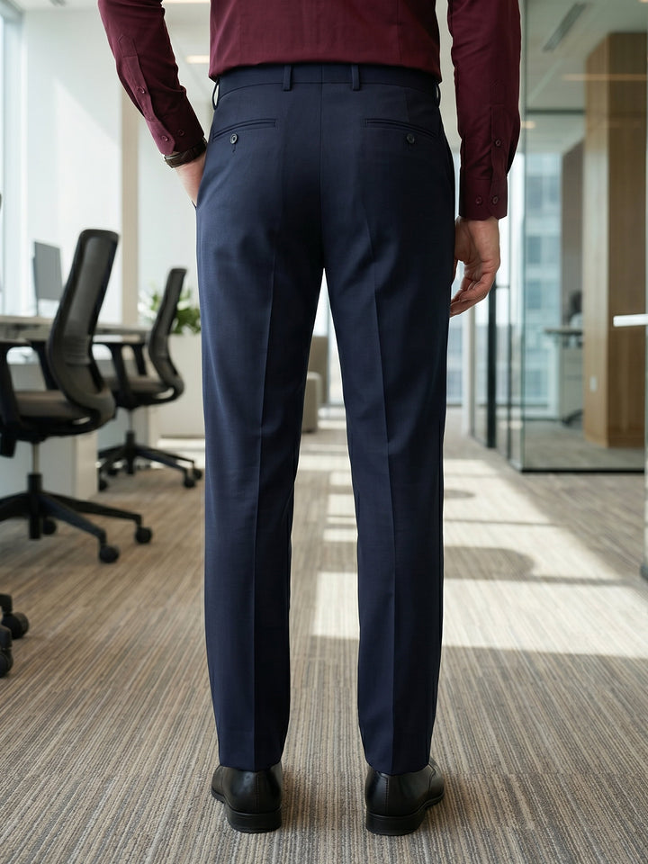 Navy Blue Executive Formal Dress Pant (FDT-397)