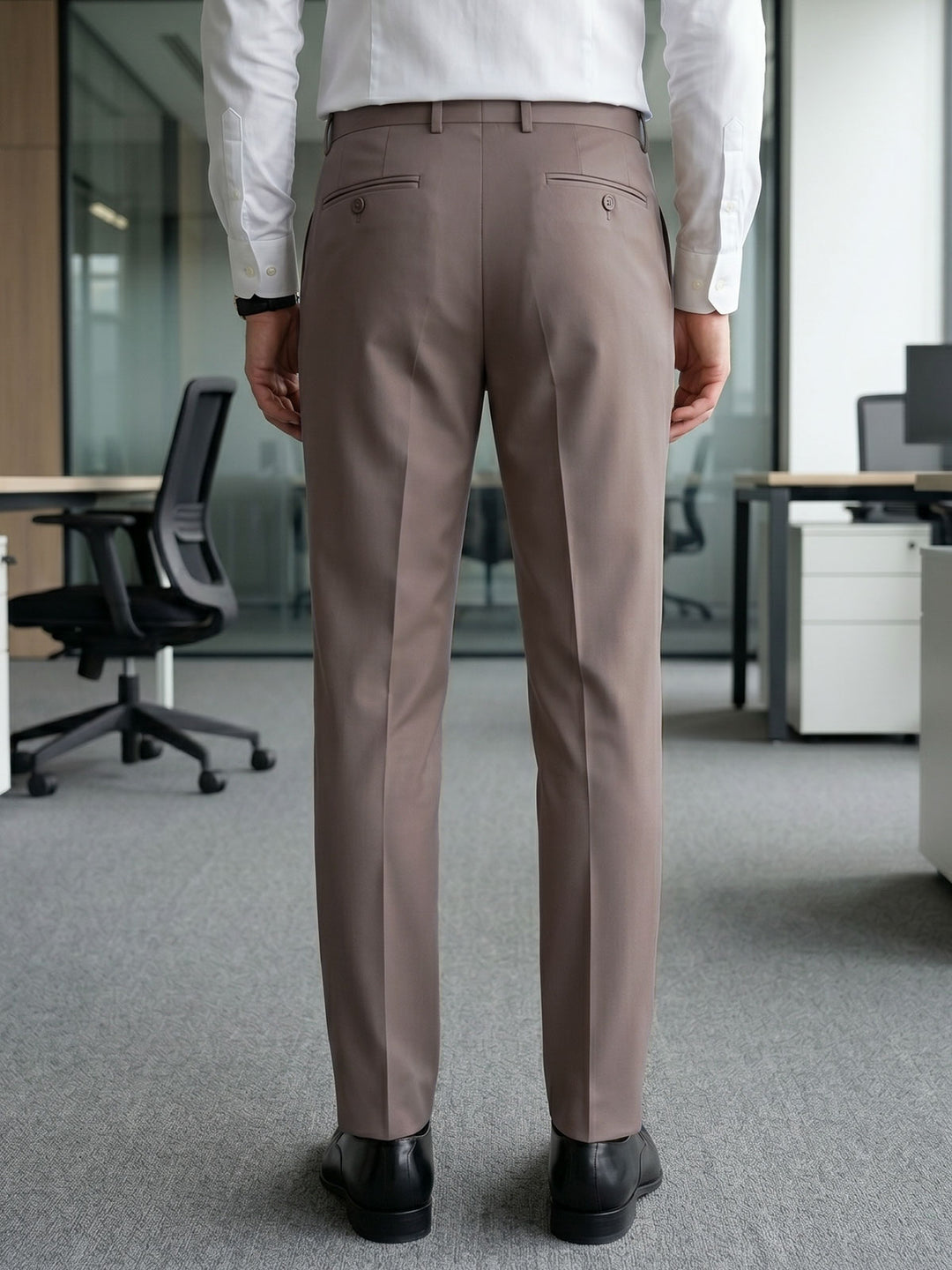 Khaki Executive Formal Dress Pant (FDT-398)
