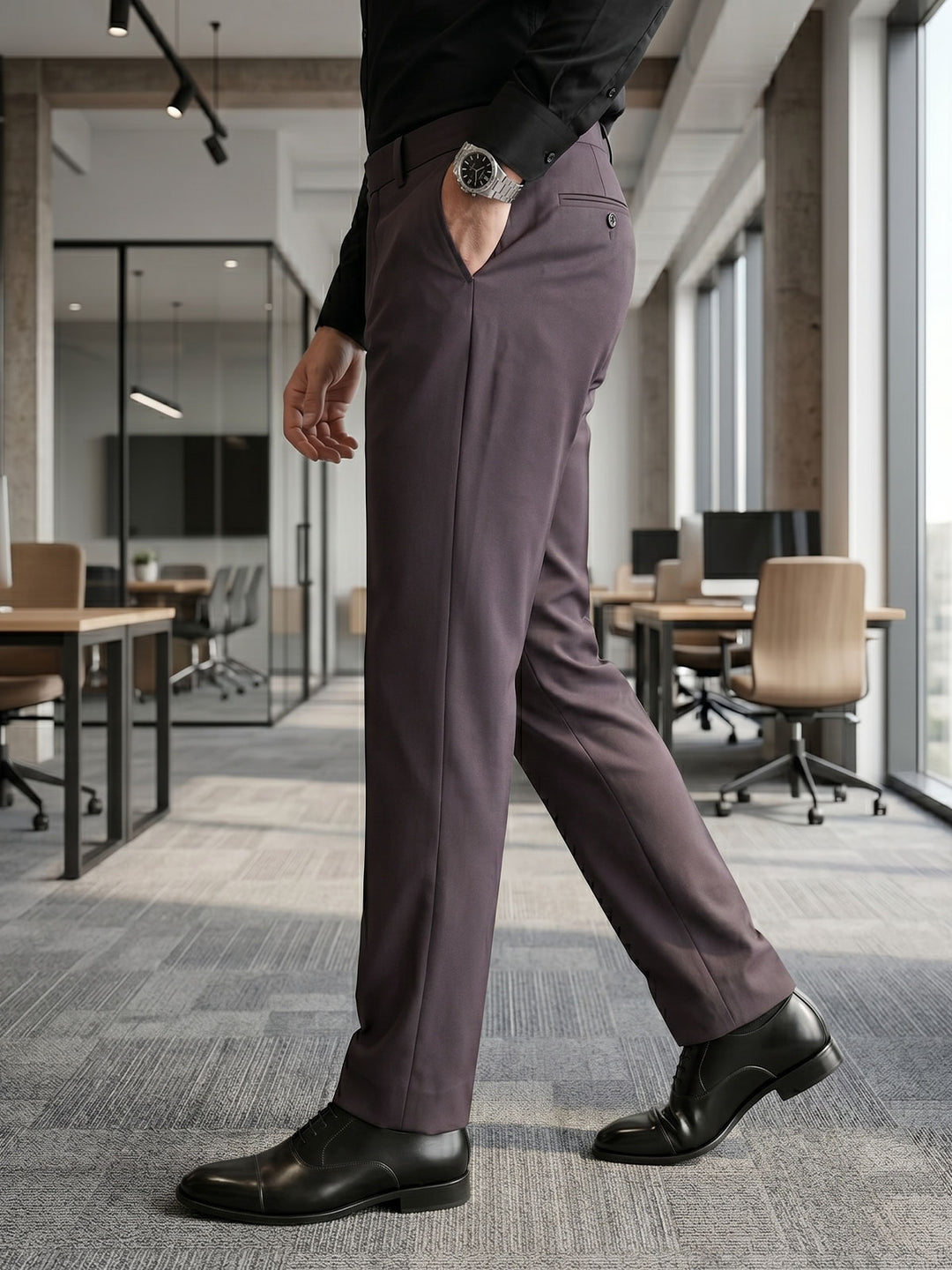 Dark Brown Executive Formal Dress Pant (FDT-399)