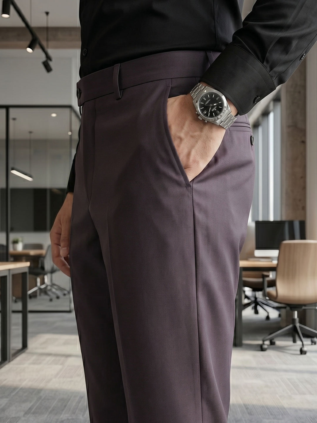 Dark Brown Executive Formal Dress Pant (FDT-399)