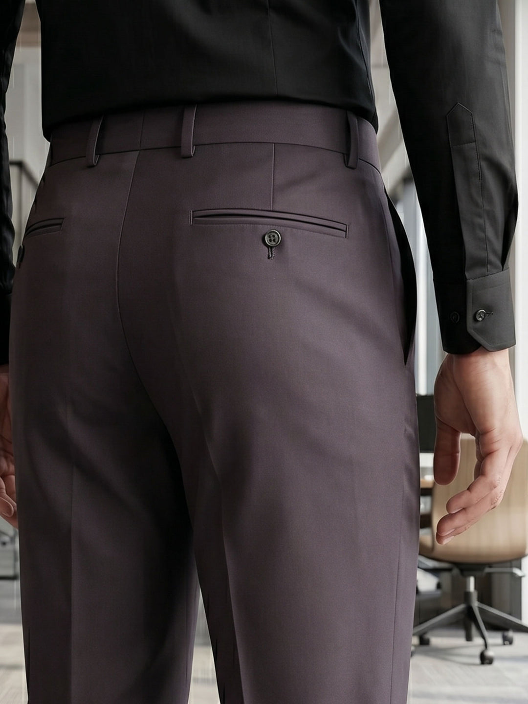Dark Brown Executive Formal Dress Pant (FDT-399)