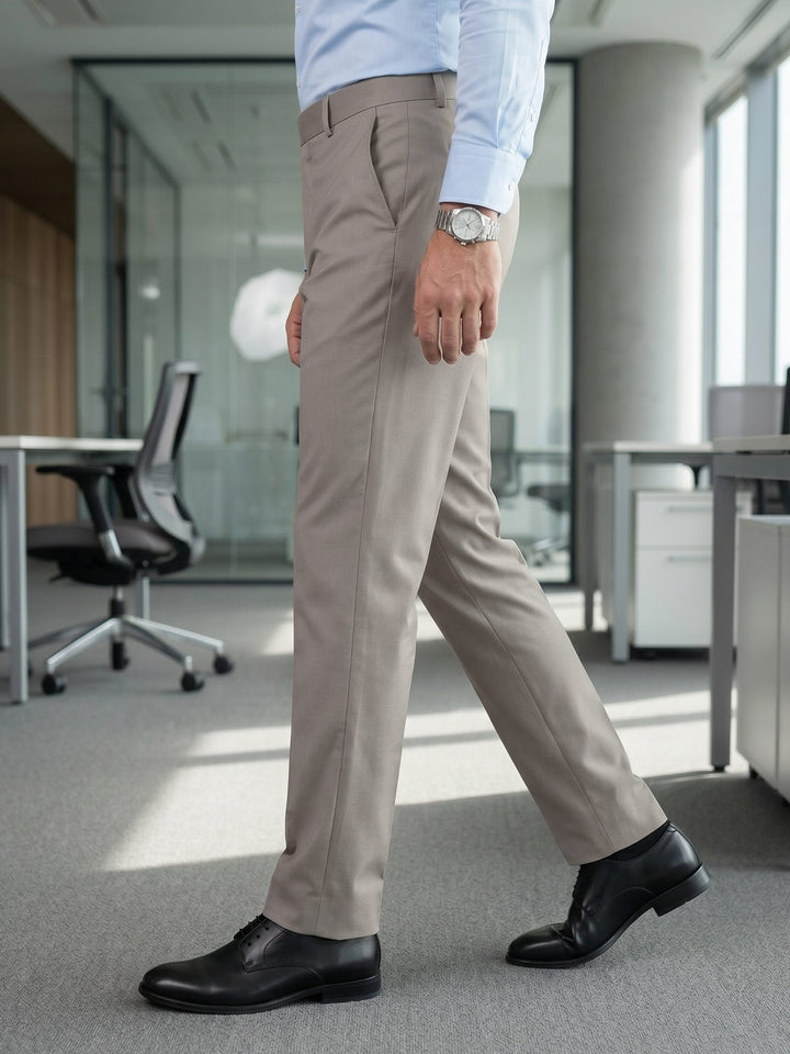 Beige Executive Formal Dress Pant (FDT-424)