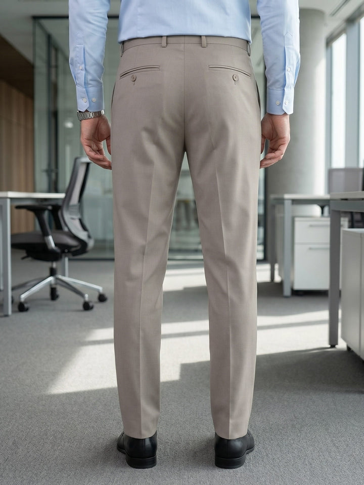 Beige Executive Formal Dress Pant (FDT-424)