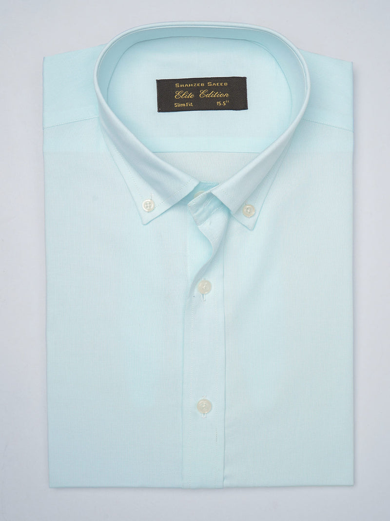 Ice Blue Plain, Elite Edition, Men’s Button Down Formal Shirt (FS-1000)