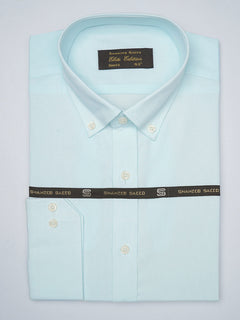 Ice Blue Plain, Elite Edition, Men’s Button Down Formal Shirt (FS-1000)