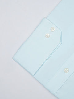 Ice Blue Plain, Elite Edition, Men’s Button Down Formal Shirt (FS-1000)