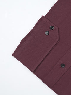 Maroon Plain, Elite Edition, Men’s Button Down Formal Shirt (FS-1001)