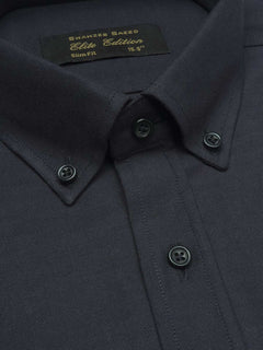 Navy Blue Plain, Elite Edition, Men’s Button Down Formal Shirt (FS-1005)