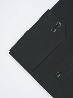 Black Plain, Elite Edition, French Collar Men’s Formal Shirt  (FS-1007)