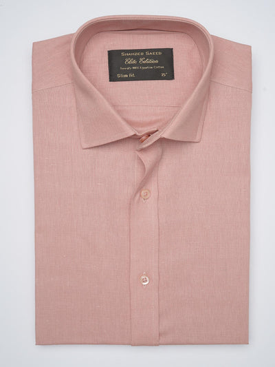 Tea Pink Self, Elite Edition, French Collar Men’s Formal Shirt (FS-1025)