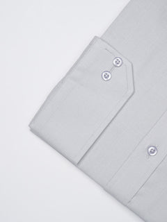 Light Grey Self, Elite Edition, French Collar Men’s Formal Shirt (FS-1030)