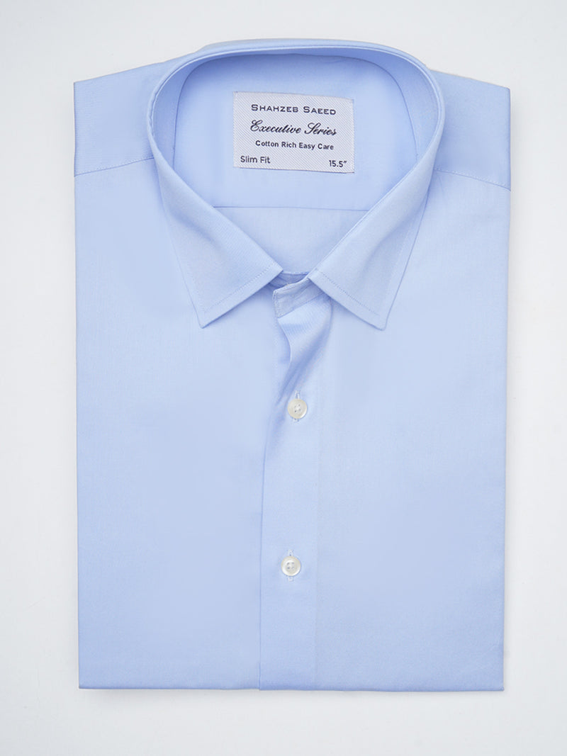 Blue Plain, Executive Series,French Collar Men’s Formal Shirt  (FS-1047)
