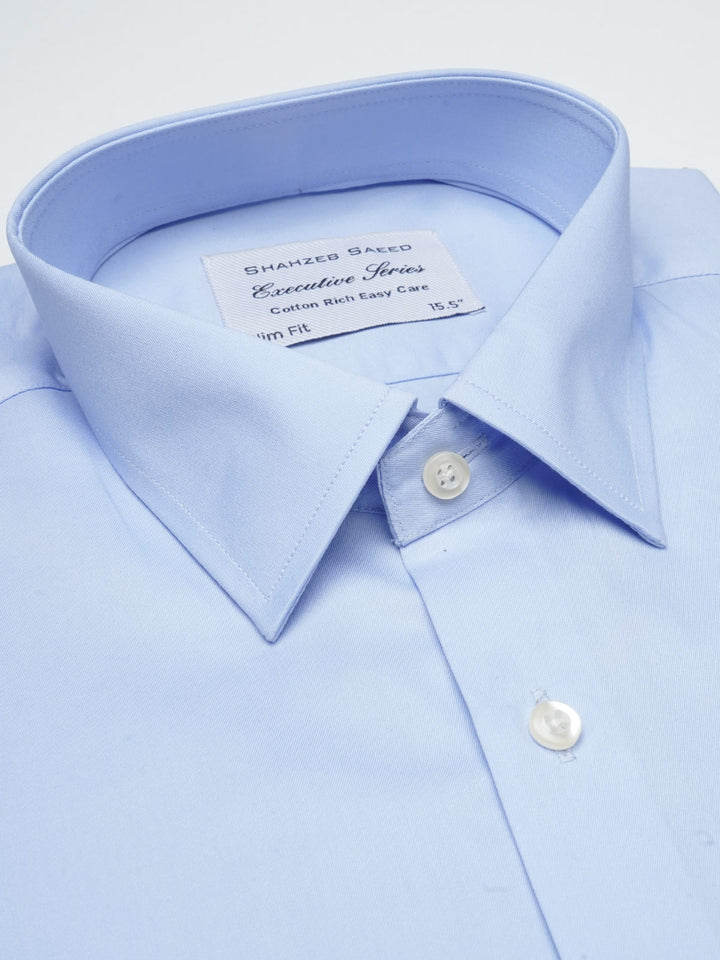 Blue Plain, Executive Series,French Collar Men’s Formal Shirt  (FS-1047)