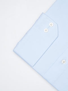 Light Blue Self, Executive Series,French Collar Men’s Formal Shirt  (FS-1055)