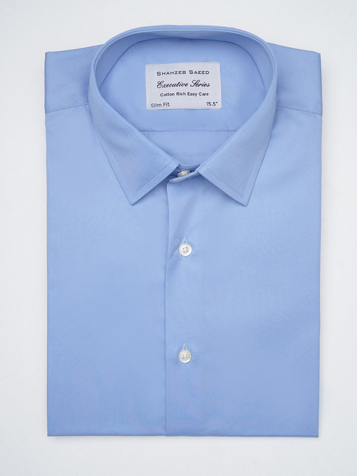 Ink Blue Plain, Executive Series,French Collar Men’s Formal Shirt  (FS-1056)