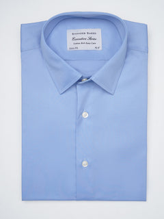 Ink Blue Plain, Executive Series,French Collar Men’s Formal Shirt  (FS-1056)