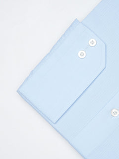 Sky Blue Self, Executive Series,French Collar Men’s Formal Shirt  (FS-1065)