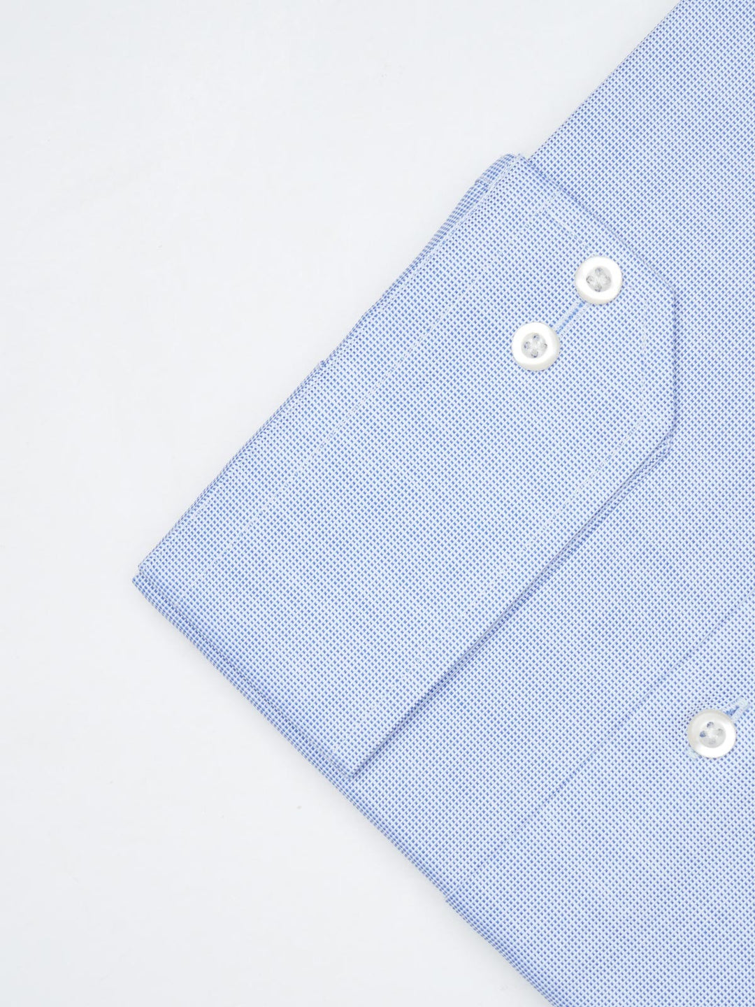 Light Blue Self, Executive Series,French Collar Men’s Formal Shirt  (FS-1072)