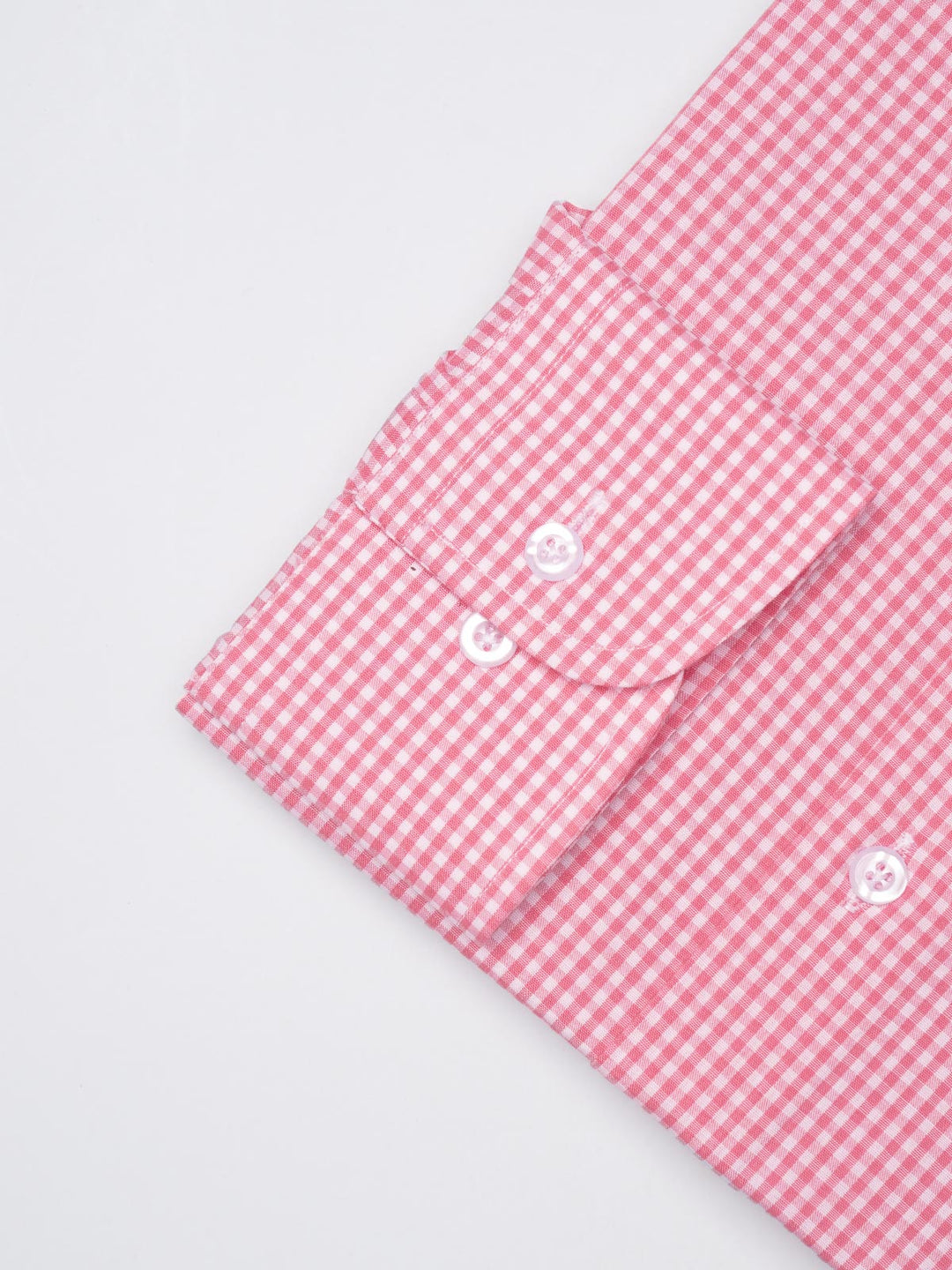 Pink Micro Checkered, Elite Edition, French Collar Men’s Formal Shirt (FS-1084)