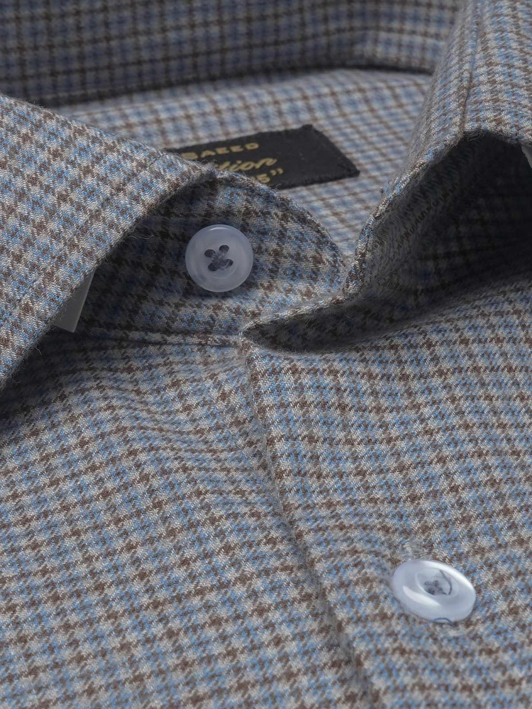 Multi Color Self Checkered, Elite Edition, French Collar Men’s Formal Shirt (FS-1085)